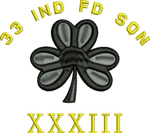 33 Ind Fd Sqn Embroidered Polo Shirt